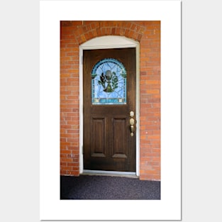 St Paul Stained Glass Window Door Posters and Art